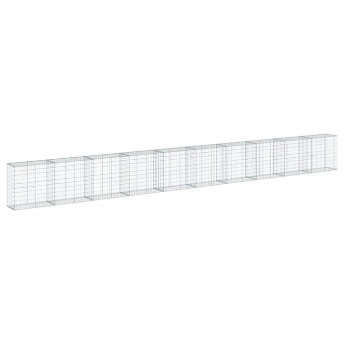 Coș gabion cu capac, 1000x50x100 cm, fier galvanizat - WALTI WALTI