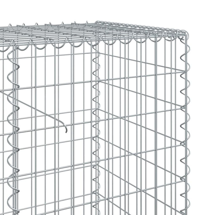 Coș gabion cu capac, 1000x50x100 cm, fier galvanizat - WALTI WALTI