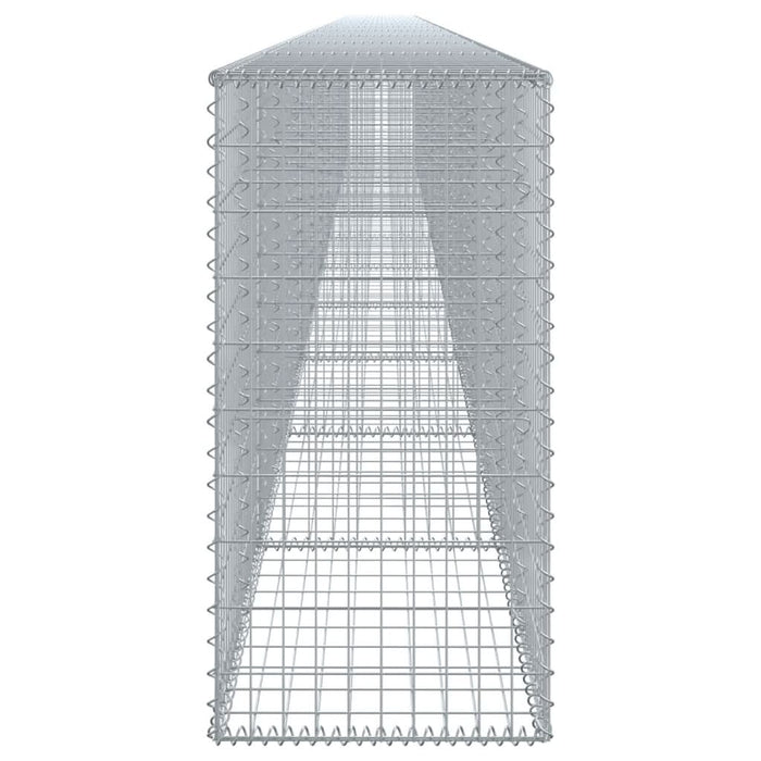 Coș gabion cu capac, 1100x50x100 cm, fier galvanizat - WALTI WALTI