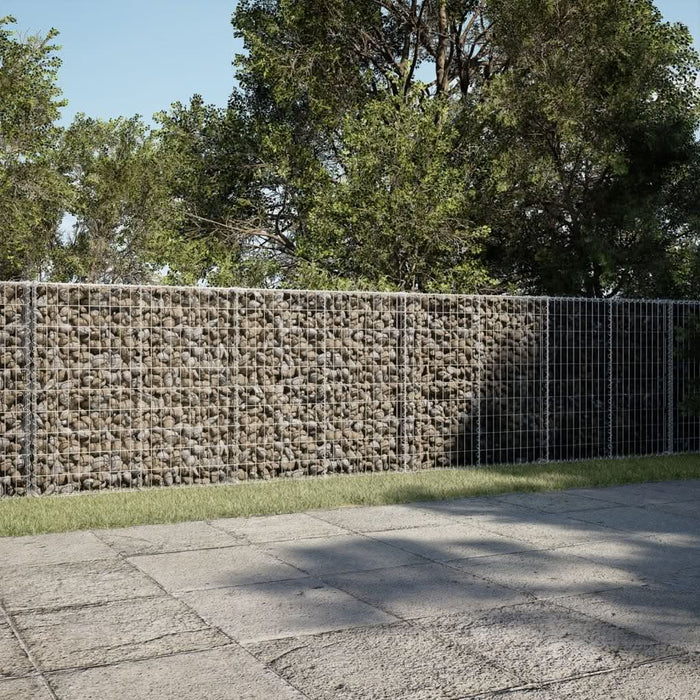 Coș gabion cu capac, 1100x50x100 cm, fier galvanizat - WALTI WALTI