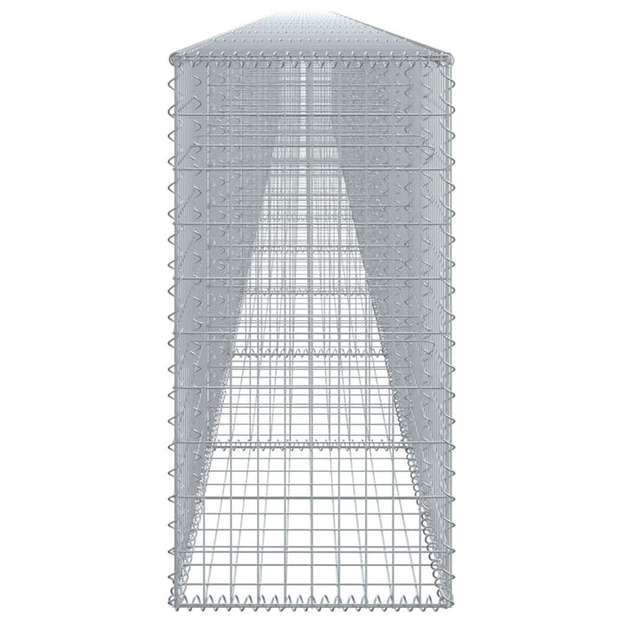Coș gabion cu capac, 1200x50x100 cm, fier galvanizat - WALTI WALTI