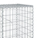 Coș gabion cu capac, 1200x50x100 cm, fier galvanizat - WALTI WALTI