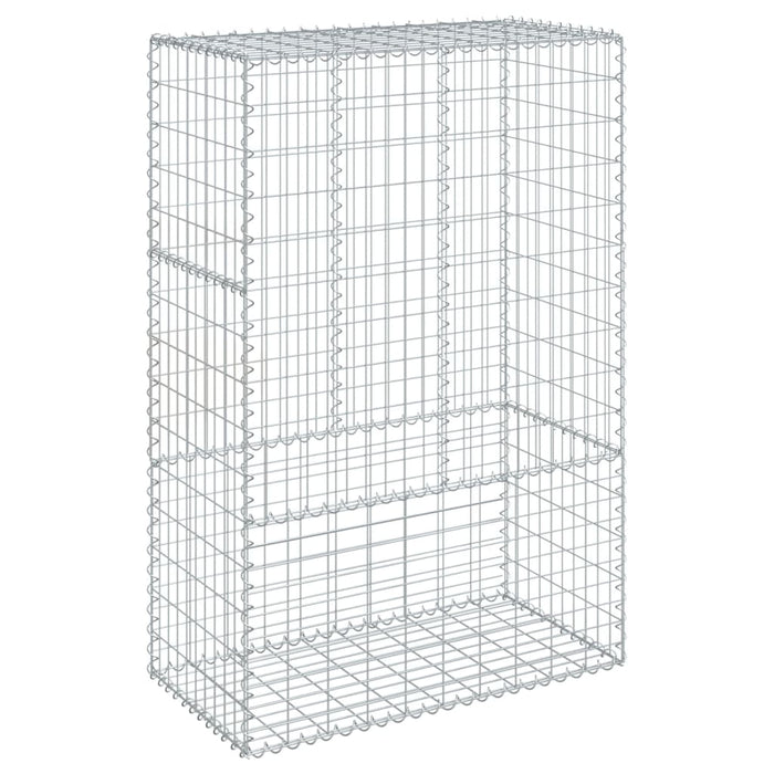 Coș gabion cu capac, 100x50x150 cm, fier galvanizat - WALTI WALTI