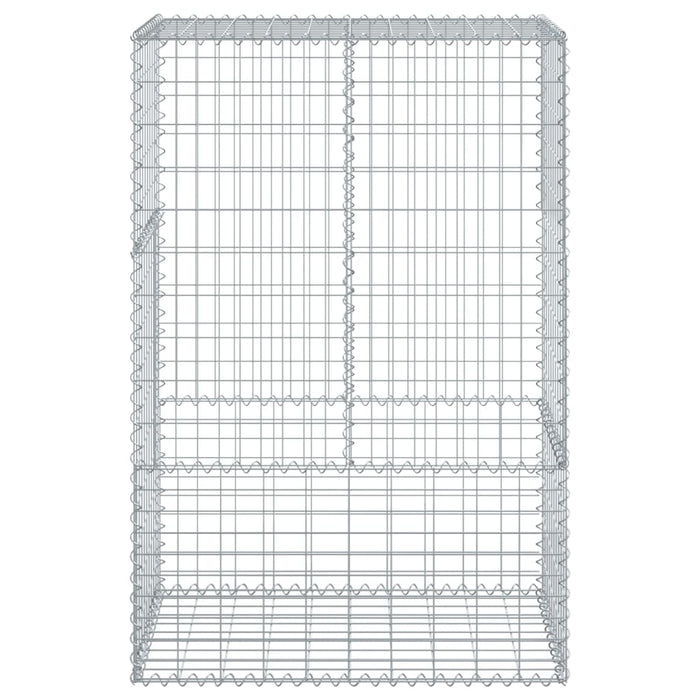 Coș gabion cu capac, 100x50x150 cm, fier galvanizat - WALTI WALTI
