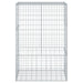 Coș gabion cu capac, 100x50x150 cm, fier galvanizat - WALTI WALTI
