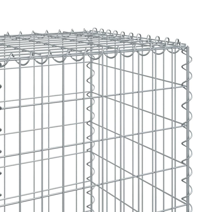 Coș gabion cu capac, 100x50x150 cm, fier galvanizat - WALTI WALTI