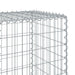 Coș gabion cu capac, 100x50x150 cm, fier galvanizat - WALTI WALTI