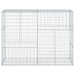 Coș gabion cu capac, 200x50x150 cm, fier galvanizat - WALTI WALTI