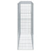 Coș gabion cu capac, 200x50x150 cm, fier galvanizat - WALTI WALTI