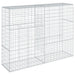 Coș gabion cu capac, 200x50x150 cm, fier galvanizat - WALTI WALTI