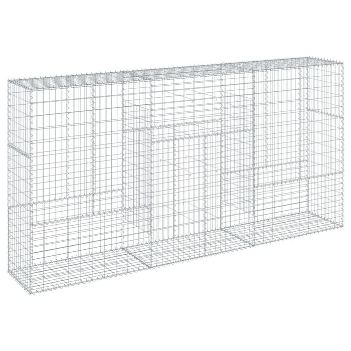 Coș gabion cu capac, 300x50x150 cm, fier galvanizat - WALTI WALTI