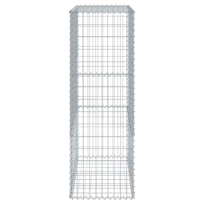 Coș gabion cu capac, 300x50x150 cm, fier galvanizat - WALTI WALTI