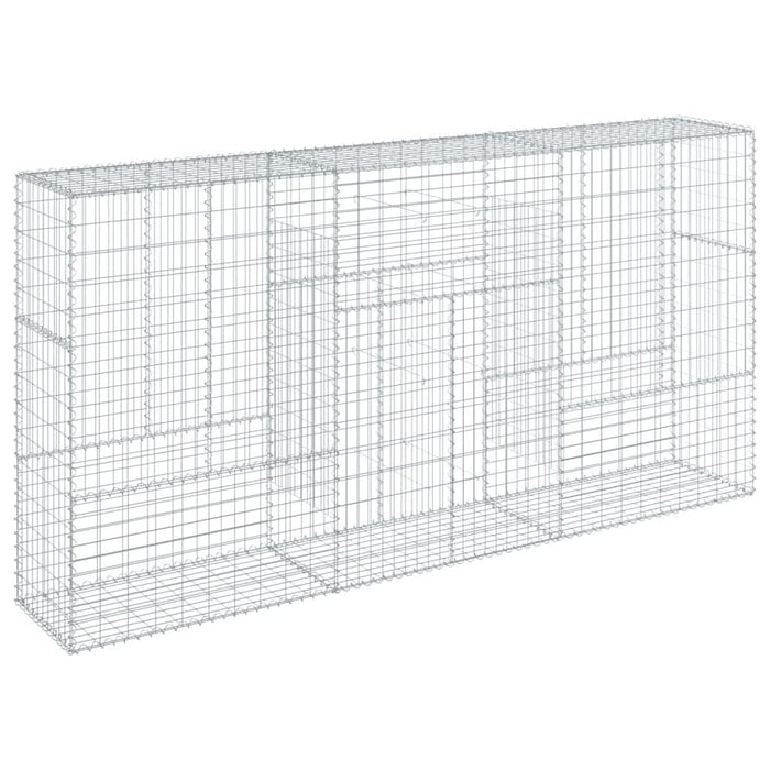 Coș gabion cu capac, 300x50x150 cm, fier galvanizat - WALTI WALTI