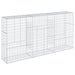 Coș gabion cu capac, 300x50x150 cm, fier galvanizat - WALTI WALTI