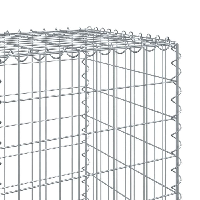 Coș gabion cu capac, 300x50x150 cm, fier galvanizat - WALTI WALTI