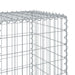 Coș gabion cu capac, 300x50x150 cm, fier galvanizat - WALTI WALTI