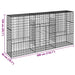 Coș gabion cu capac, 300x50x150 cm, fier galvanizat - WALTI WALTI