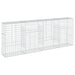 Coș gabion cu capac, 400x50x150 cm, fier galvanizat - WALTI WALTI