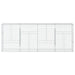 Coș gabion cu capac, 400x50x150 cm, fier galvanizat - WALTI WALTI