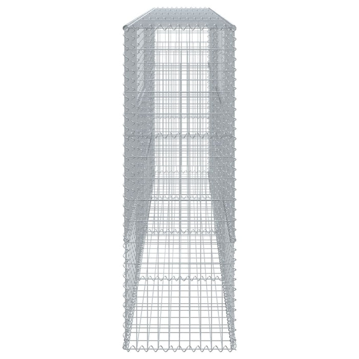 Coș gabion cu capac, 400x50x150 cm, fier galvanizat - WALTI WALTI