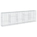 Coș gabion cu capac, 500x50x150 cm, fier galvanizat - WALTI WALTI