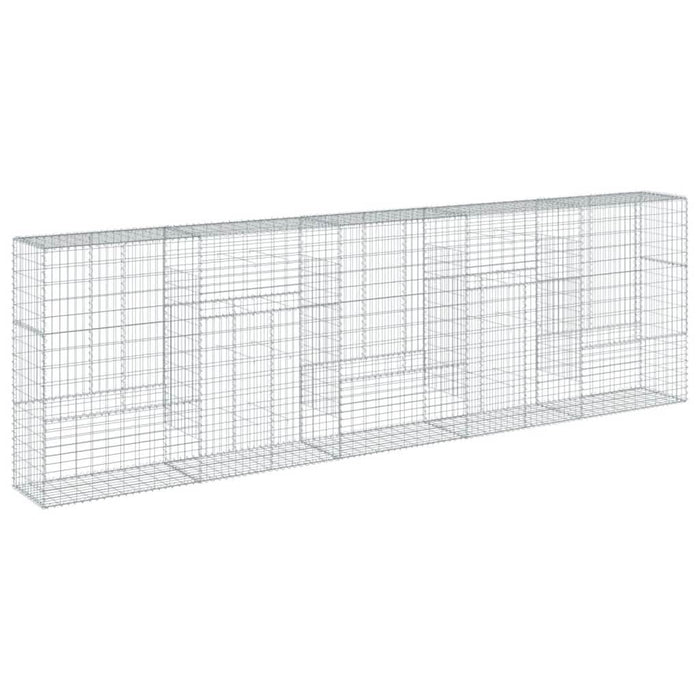 Coș gabion cu capac, 500x50x150 cm, fier galvanizat - WALTI WALTI