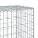 Coș gabion cu capac, 600x50x150 cm, fier galvanizat - WALTI WALTI