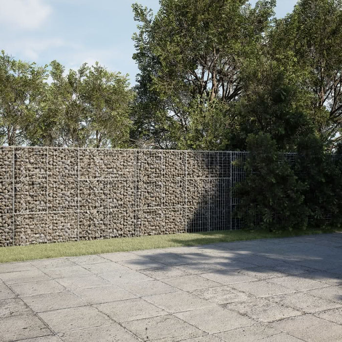Coș gabion cu capac, 700x50x150 cm, fier galvanizat - WALTI WALTI