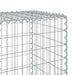 Coș gabion cu capac, 800x50x150 cm, fier galvanizat - WALTI WALTI