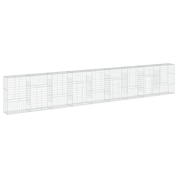 Coș gabion cu capac, 900x50x150 cm, fier galvanizat - WALTI WALTI