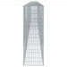 Coș gabion cu capac, 900x50x150 cm, fier galvanizat - WALTI WALTI