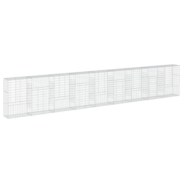 Coș gabion cu capac, 900x50x150 cm, fier galvanizat - WALTI WALTI