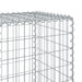 Coș gabion cu capac, 900x50x150 cm, fier galvanizat - WALTI WALTI