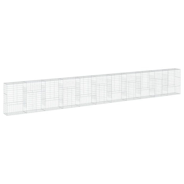Coș gabion cu capac, 1100x50x150 cm, fier galvanizat - WALTI WALTI