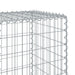 Coș gabion cu capac, 1200x50x150 cm, fier galvanizat - WALTI WALTI