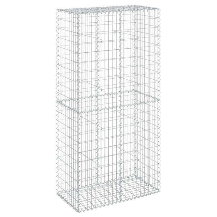 Coș gabion cu capac, 100x50x200 cm, fier galvanizat - WALTI WALTI