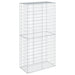 Coș gabion cu capac, 100x50x200 cm, fier galvanizat - WALTI WALTI