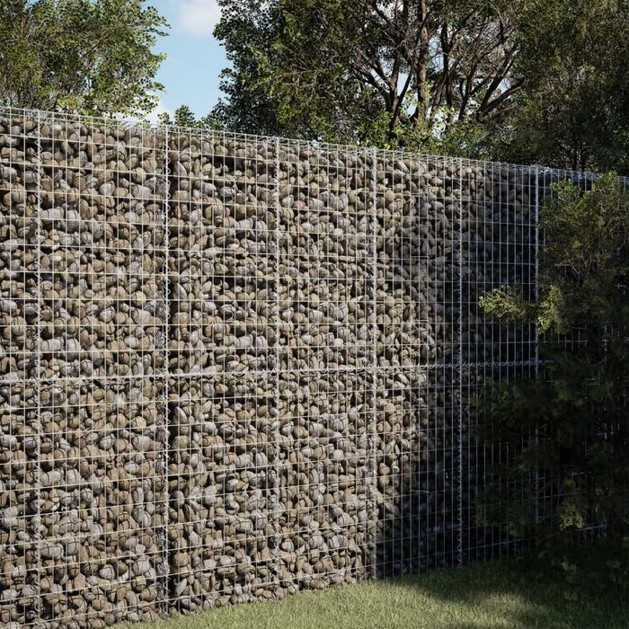 Coș gabion cu capac, 100x50x200 cm, fier galvanizat - WALTI WALTI