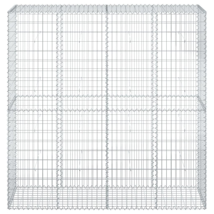 Coș gabion cu capac, 200x50x200 cm, fier galvanizat - WALTI WALTI