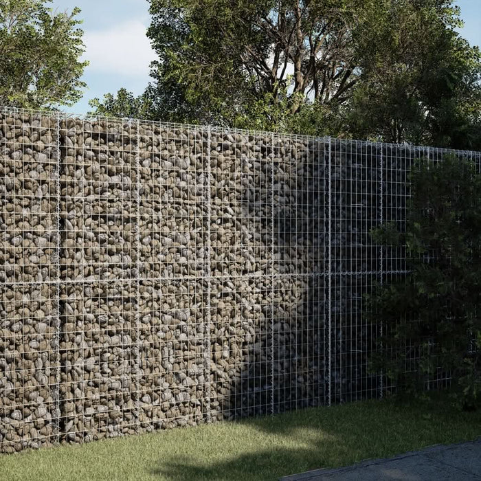 Coș gabion cu capac, 200x50x200 cm, fier galvanizat - WALTI WALTI