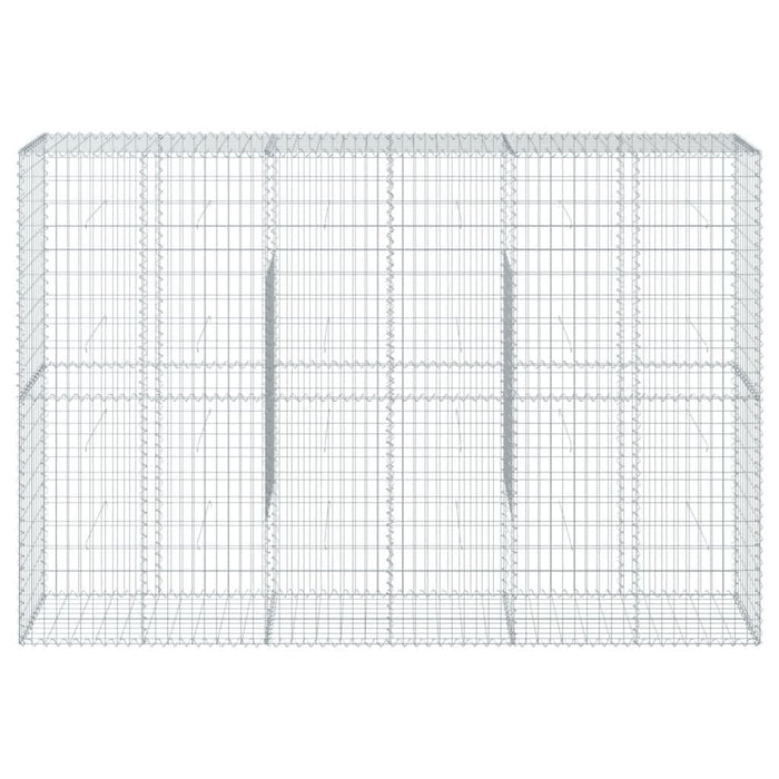 Coș gabion cu capac, 300x50x200 cm, fier galvanizat - WALTI WALTI