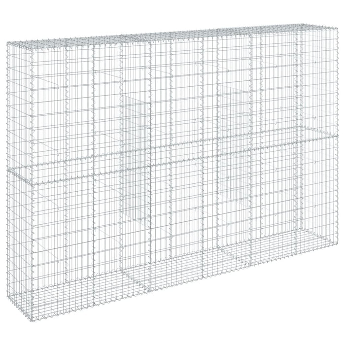 Coș gabion cu capac, 300x50x200 cm, fier galvanizat - WALTI WALTI