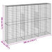 Coș gabion cu capac, 300x50x200 cm, fier galvanizat - WALTI WALTI