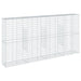 Coș gabion cu capac, 400x50x200 cm, fier galvanizat - WALTI WALTI