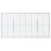 Coș gabion cu capac, 400x50x200 cm, fier galvanizat - WALTI WALTI