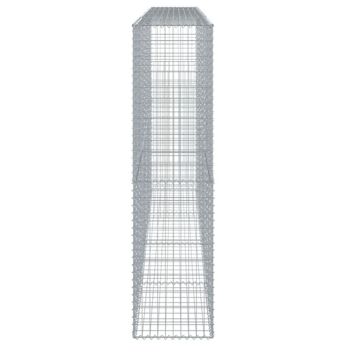 Coș gabion cu capac, 400x50x200 cm, fier galvanizat - WALTI WALTI
