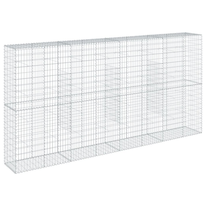 Coș gabion cu capac, 400x50x200 cm, fier galvanizat - WALTI WALTI