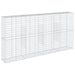 Coș gabion cu capac, 400x50x200 cm, fier galvanizat - WALTI WALTI