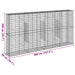 Coș gabion cu capac, 400x50x200 cm, fier galvanizat - WALTI WALTI
