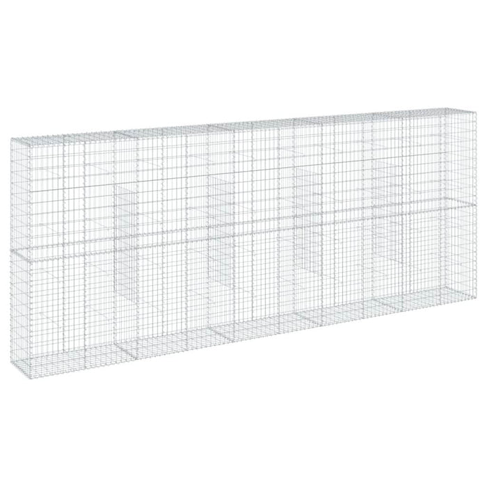 Coș gabion cu capac, 500x50x200 cm, fier galvanizat - WALTI WALTI